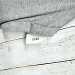 Antistar Dress Women Size XS Gray Boat Neck Short Sleeve Midi Cuffed Sleeve Photo 2