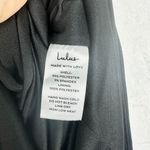 Lulus Song Of Love Off The Shoulder Maxi Dress Gown in Black Size Medium NWT Photo 11