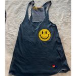 Aviator Nation XS Womens Racerback Tank Top W/Yellow Smiley Face & Embroidered L Photo 5
