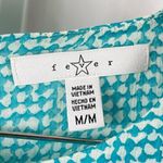 Fever Medium Double Layer Sleeveless Blouse Tank Top Flowy Vacation Summer Light Green Photo 4