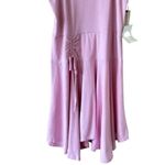 Anthropologie  Daily Practice Half Pipe Mini Dress Rose Pink Size L NEW Photo 5
