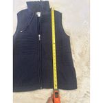 cj banks  Size X Black Sleeveless Sweater Vest Full Front Zipper‎ Photo 2