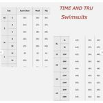 Time And Tru Time Tru Black One Piece Swimsuit Swim Wear Padded Size 4 to 6 Black u Photo 2