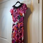 Sweet Storm Womens S Floral Print Short Sleeve V Neck Sheath Dress Trendy Vaca # Photo 4