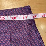 Spanx Womens Geoscape Sunshine Flat Front Golf Tennis Skort Blue Orange Large Photo 7