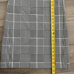 Theory  Black Cream Houndstooth Plaid Sleeveless Shift Above the Knee Dress 2 Photo 8