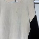 Alice + Olivia  Dex 100% Lamb Leather Color Block Dress Size 2 Photo 3