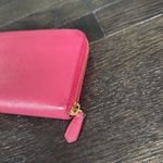 Prada Authentic Vintage Saffiano Fiocco Bow Leather Long Wallet Purse Pink Photo 2