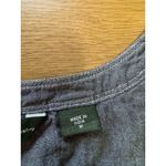 Eddie Bauer  Henley Blouse Women Size Medium Sleeveless Cotton Embroidered Boho‎ Photo 6