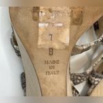 Kate Spade ‎ Snakeskin Pattern Wedges Sandals Size 7 B Photo 8