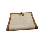 Gucci VTG 1970s GG Interlocking Gold PVC Leather Wallet Made in Italy Photo 11