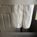 Vintage Luelle zipper front white turquoise beaded western dress, size small Photo 12