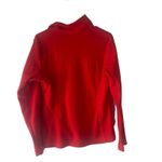Columbia Women's Size Medium Red Full Zip Fleece Sweater Photo 5