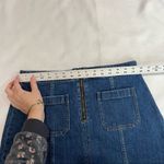 Madewell Blue Jean Front & Back Pockets Denim Skirt Photo 4