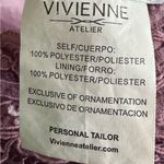 Vivienne Atelier lavender lace chiffon lined button back maxi dress, size L Purple Size L Photo 2