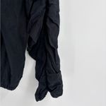 Cami NYC  Ruched Sleeve Button Front Blouse Black Textured V-Neck Size xs NWT Photo 6