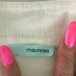 Maurice's  Ivory Crochet long Drape Vest with pockets! Photo 11