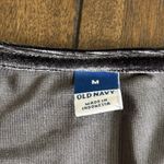 Old Navy NEW  Long Sleeve Square Neck Velvet Bodysuit Black Jack Size Medium Photo 5