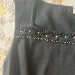 Knit Beaded 90s Top Black Photo 6