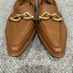 Tory Burch  Brown Leather Jessa Loafers Size 8 Horse-bit Equestrian Photo 3