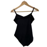 Michael Kors Black One Piece Swimsuit Size 8 Gold Hardware Resort Swimwear Photo 3