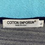 Cotton Emporium  open front draped waterfall cardigan tribal Aztec NEW size L Photo 4