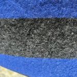 Liz Claiborne 100% Cashmere V-Neck Cardigan – Size M – Blue & Dark Grey Stripes Photo 5