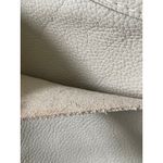 CALMA 1600 Leather Pebbled White Crossbody Bag – Minimalist Soft Leather Photo 7