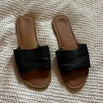 Boutique Beach Brand Black Sandals  Photo 0