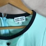 Retro Turquoise Dress Blue Size L Photo 4