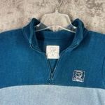 Ivory Ella  Shirt‎ Womens Medium Blue Colorblock Quarter Zip Workout Athleisure Photo 6