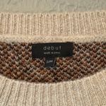 Debut  Beige Sweater with Fox Motif Photo 1