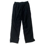 Nike Vintage Track Pants Black Jersey Knit Lined Warmup Womens Small Photo 1