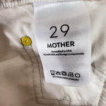 MOTHER Snacks The Side Dish Cargo Skimp Jeans White Baggy Sz 29 NWT $330 USA Photo 11