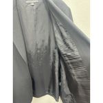 Lafayette 148  New York Black Crepe Wool Blend 2-Button Blazer Coat Jacket 12 = L Photo 4