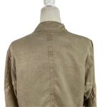 Young Fabulous and Broke Clara Boho Green Tencel Utility Jacket Oversized XS Photo 12