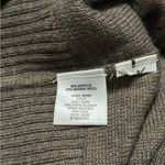 Loft  Brown Wool Blend Off Shoulder Sweater Dress Photo 3