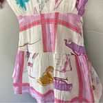 Sabo Skirt SABO Micah Wrap Dress Surfing Scarf Short Sleeve Mini size Us 4 Photo 12