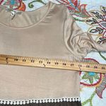 Andree by Unit  size medium dress long sleeve color block creme green maroon Photo 4