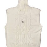 Person Intention 💖 NWT  Off White Sleeveless Turtleneck Sweater Photo 0