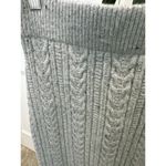 Max Studio Light Gray Cable-Knit Sweater Skirt Size Small  Photo 1