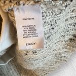 Michael Stars gray chunky knit alpaca wool blend long cardigan button sweater Photo 5