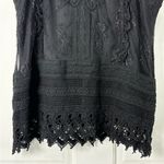 Black Lace Sleeveless Top Whimsigoth Victorian Dark Fairy Goth Coquette Feminine Photo 2