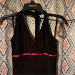 Taboo 2000s  Black Dress with Pink Trim Photo 3