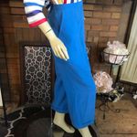 Ralph Lauren LAUREN  CORNFLOWER BLUE, LINED, SILK CUFFED HEM TROUSERS (12) Photo 3