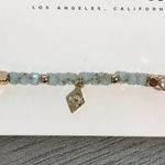 Ettika  Los Angeles Goldtone Necklace 16” With Faceted Beads and Crystal NIP Photo 2