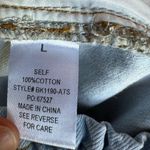 Altar'd State Altar’d State Light Wash Denim Skirt size large Photo 4