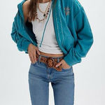 Free People We The Free Mermaid Hoodie in Blue Photo 0