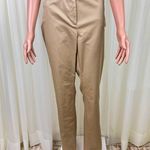 Women's New York & Company Stretch Khaki Dress Pants Career Office Size 10 Tall Tan Photo 13