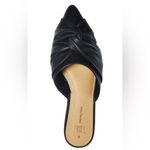 Time and Tru Women's Slip on Woven Twist Black Dress Mules Flats Size 8 Photo 2